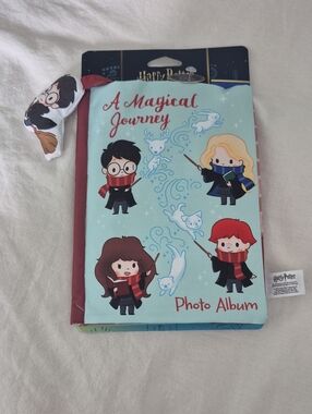 Warner Bros. Harry Potter Kid's Photo Album - Mint Green with Maroon and Gold